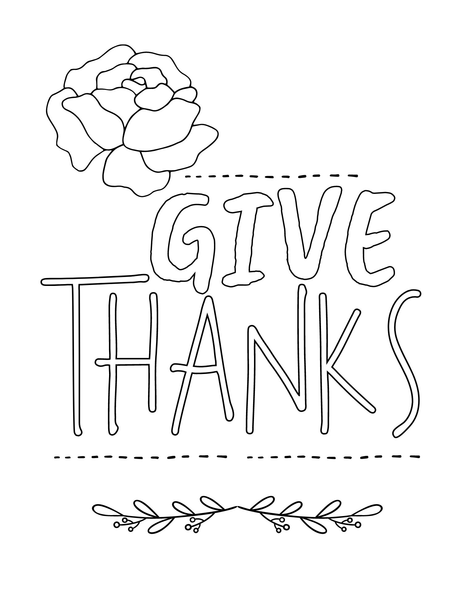 Gratitude coloring pages