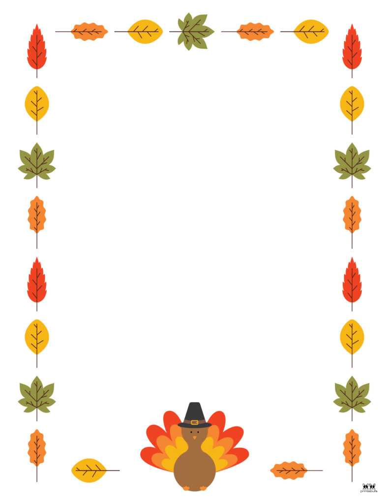 Thanksgiving borders frames