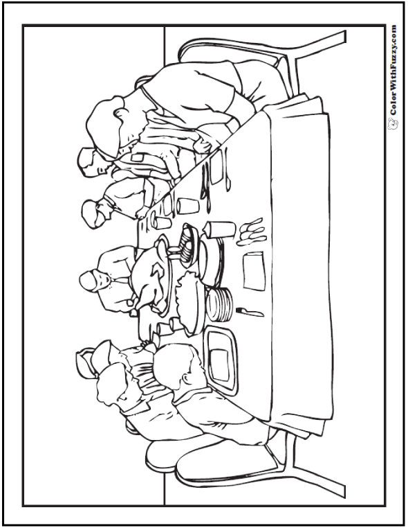 Thanksgiving coloring pages turkeys an autumn harvest fun
