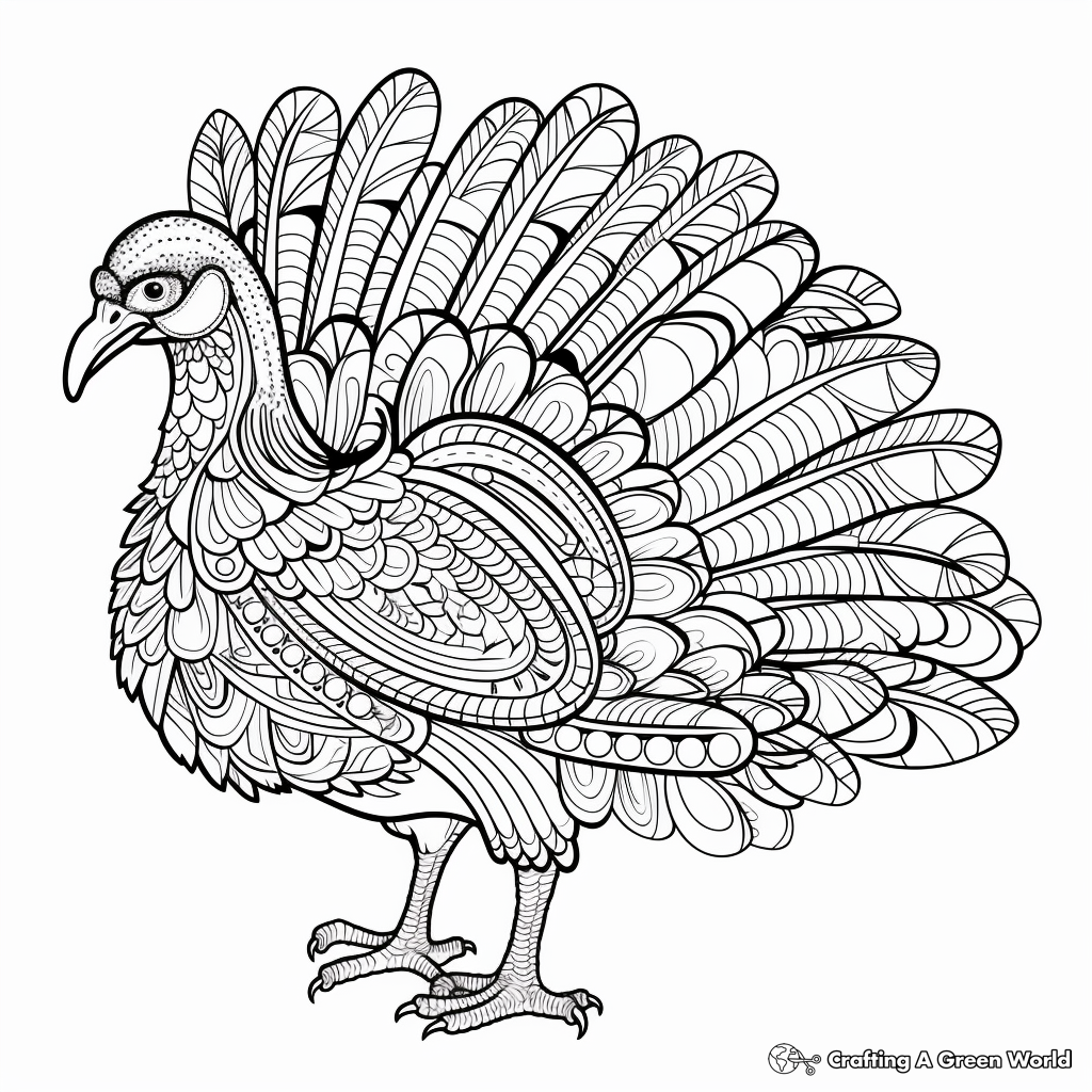Thanksgiving coloring pages for adults