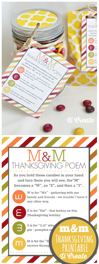 M m thanksgiving poem printable