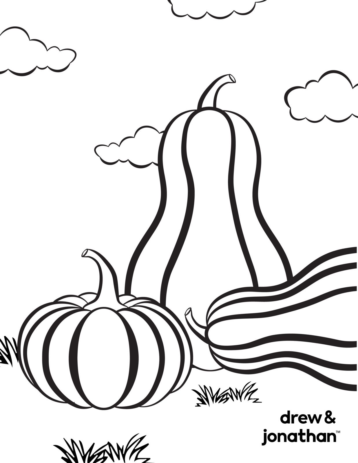 Free printable thanksgiving coloring pages for kids
