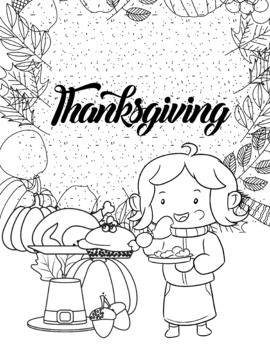 Thanksgiving coloring pages journal writing papers fall coloring pages
