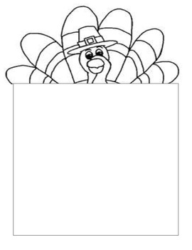 Thanksgiving writing paper printables acrostic pages tpt