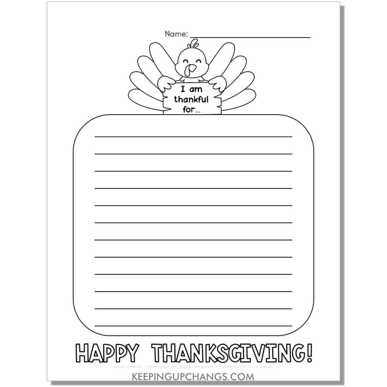 Free turkey outlines templates stencils most popular printables