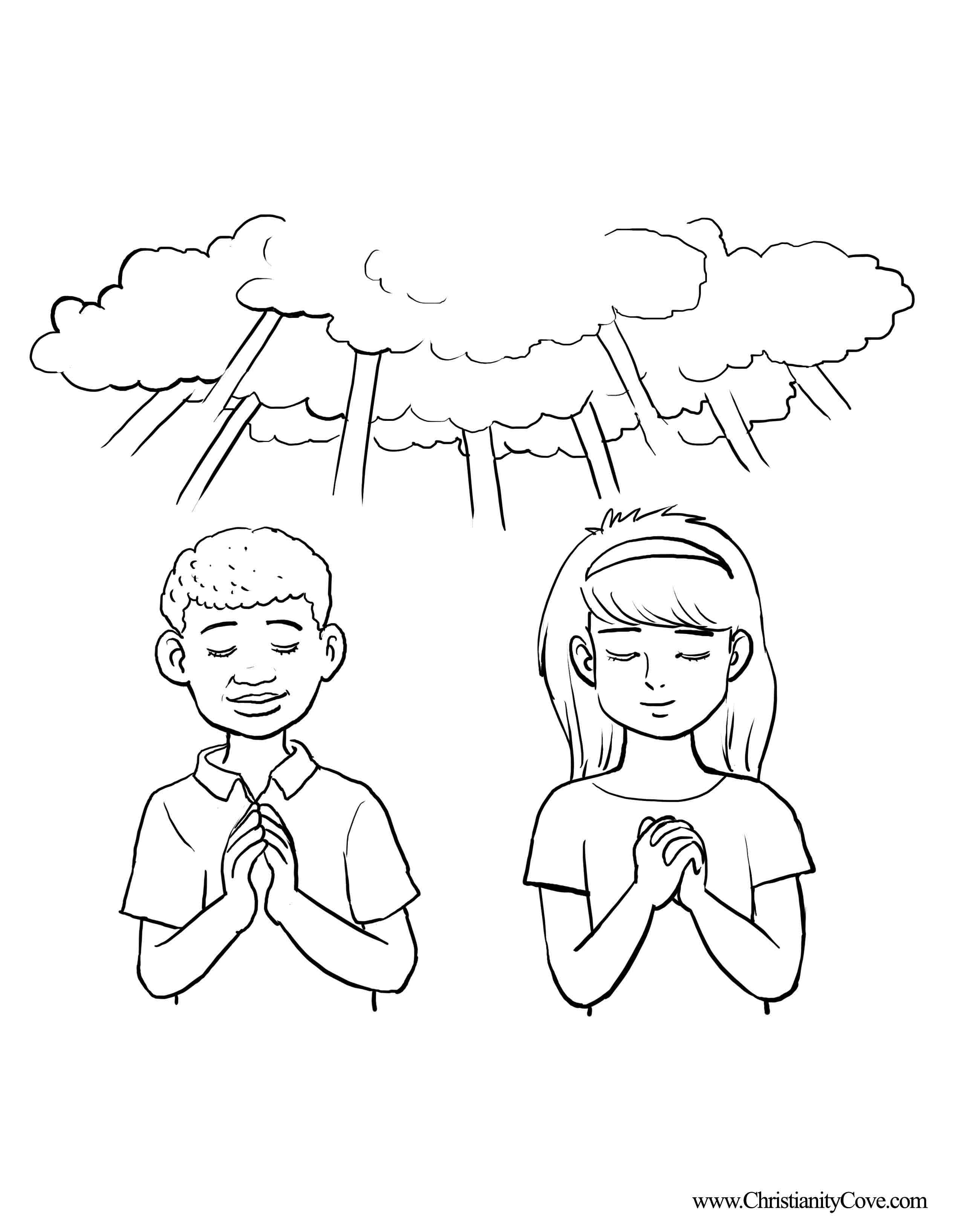 Bible printables coloring pages for sunday school