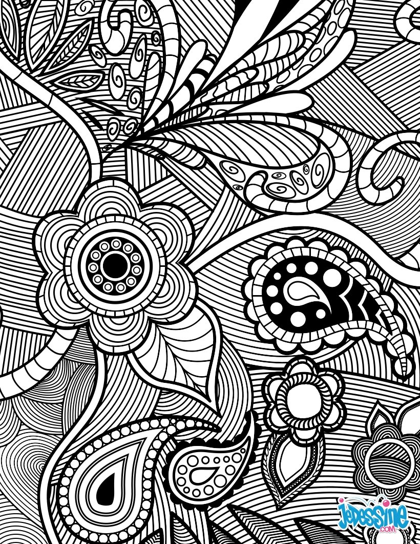 Coloring page art therapy relaxation â printable coloring pages