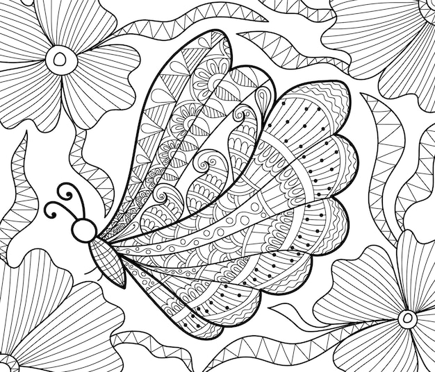 Page coloring therapy images