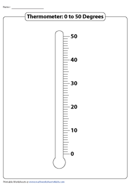 Printable thermometer templates
