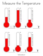 Thermometer coloring page