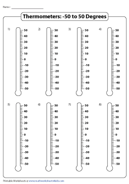 Printable thermometer templates
