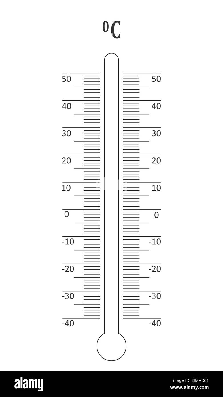 Outdoor thermometer isolated on white stock vector images