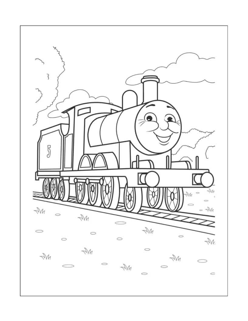 Thomas friends coloring book pages of fun train and creative activities for kids of all ages