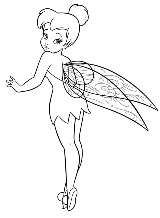 Tinkerbell coloring pages