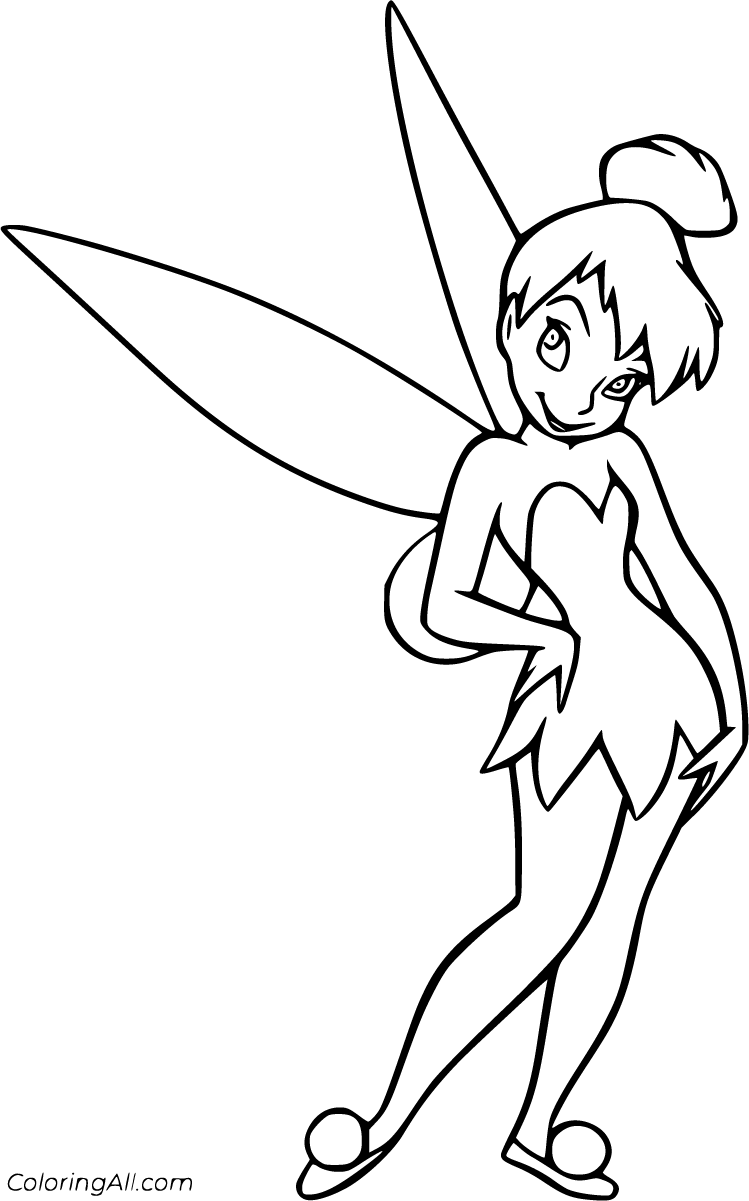 Tinker bell coloring pages