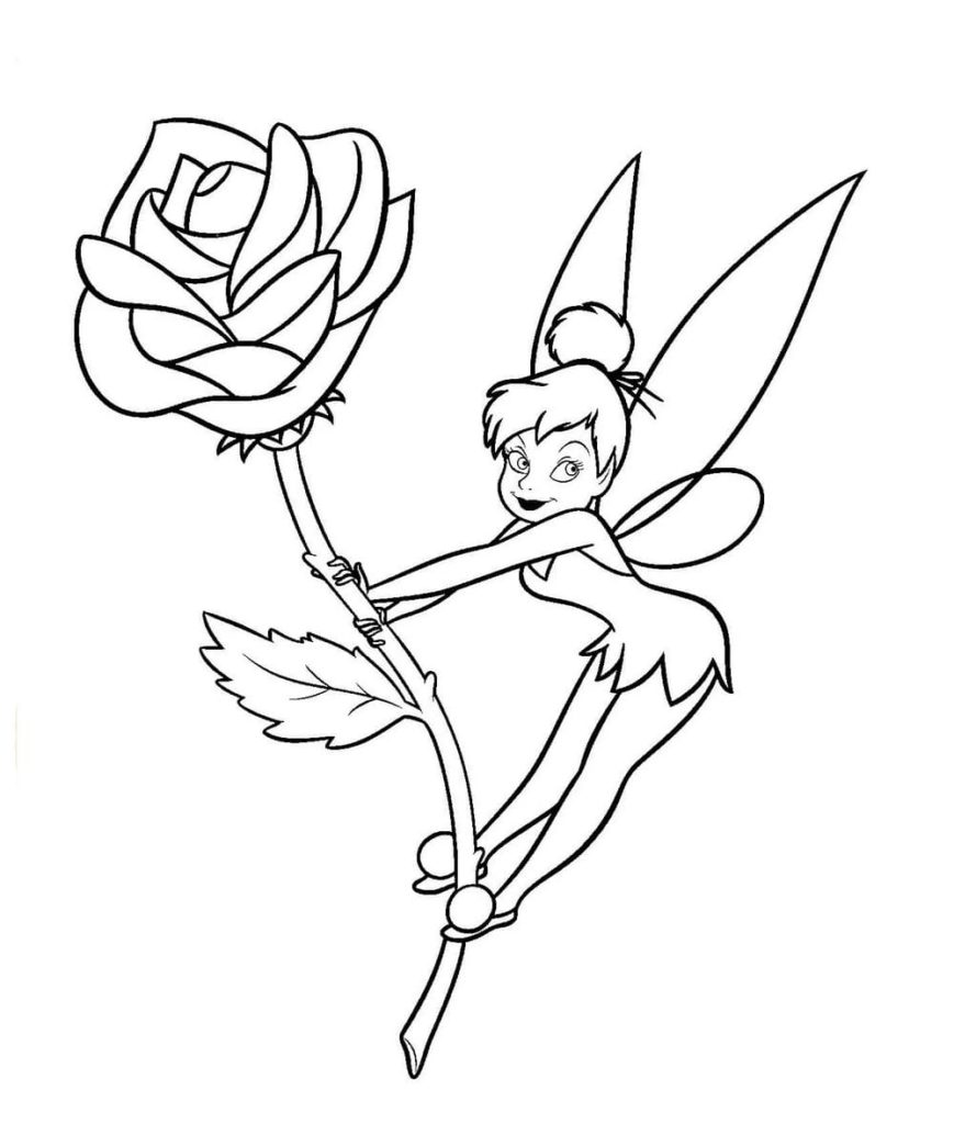Tinkerbell coloring pages disney fairies for girls wonder day â coloring pages for children and adults