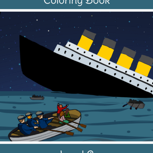 Titanic coloring book