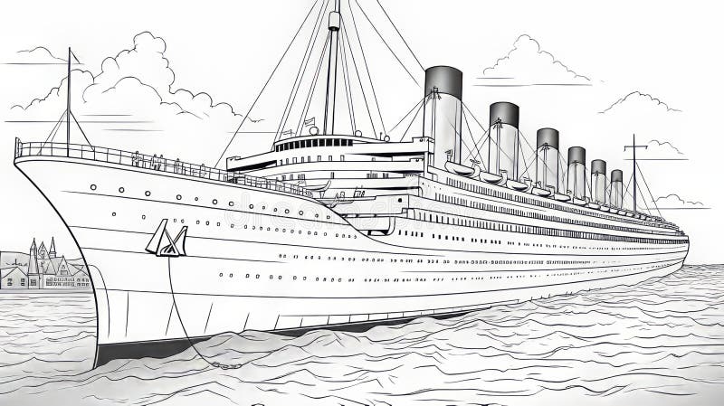 Cartoon titanic stock illustrations â cartoon titanic stock illustrations vectors clipart