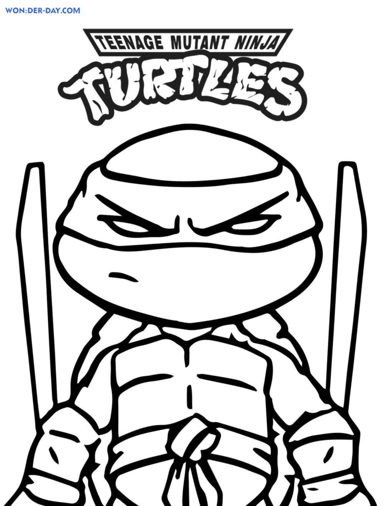 Teenage mutant ninja turtles coloring pages â wonder