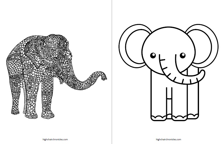 Mommy and me printable coloring pages