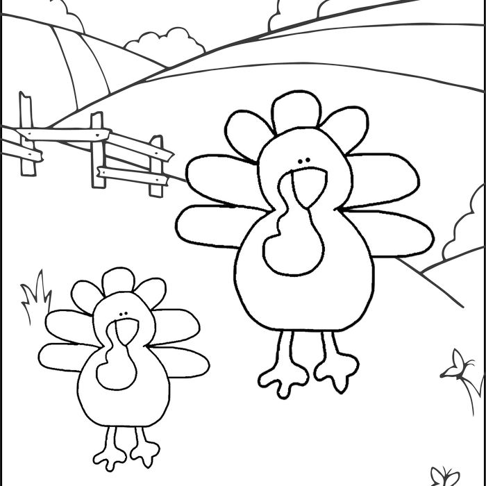 Turkey coloring pages â turkeys to color