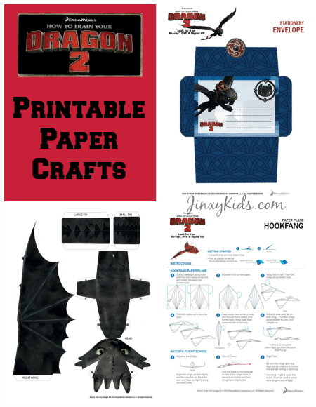 How to train your dragon printable paper crafts