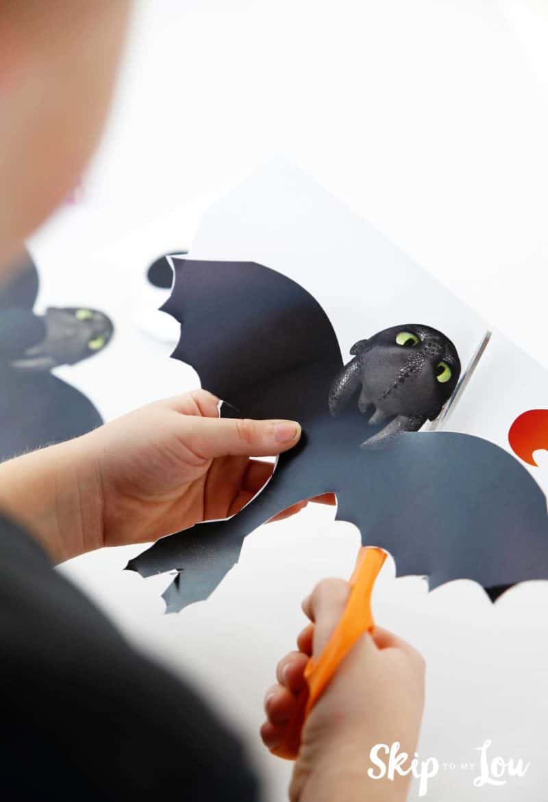 Printable toothless dragon craft skip to my lou