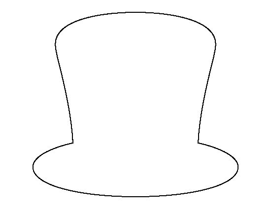 Printable magic hat template hat template magic hat magic birthday