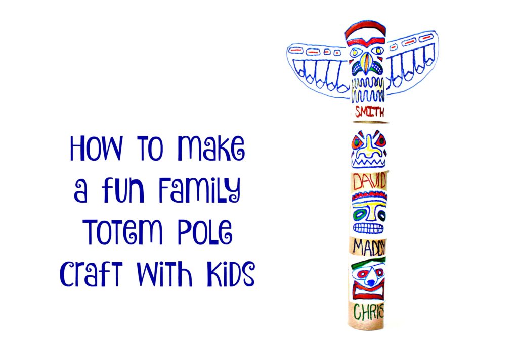Family totem pole craft