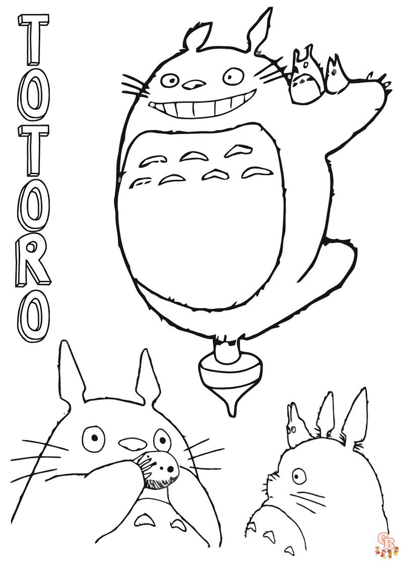 Totoro coloring pages