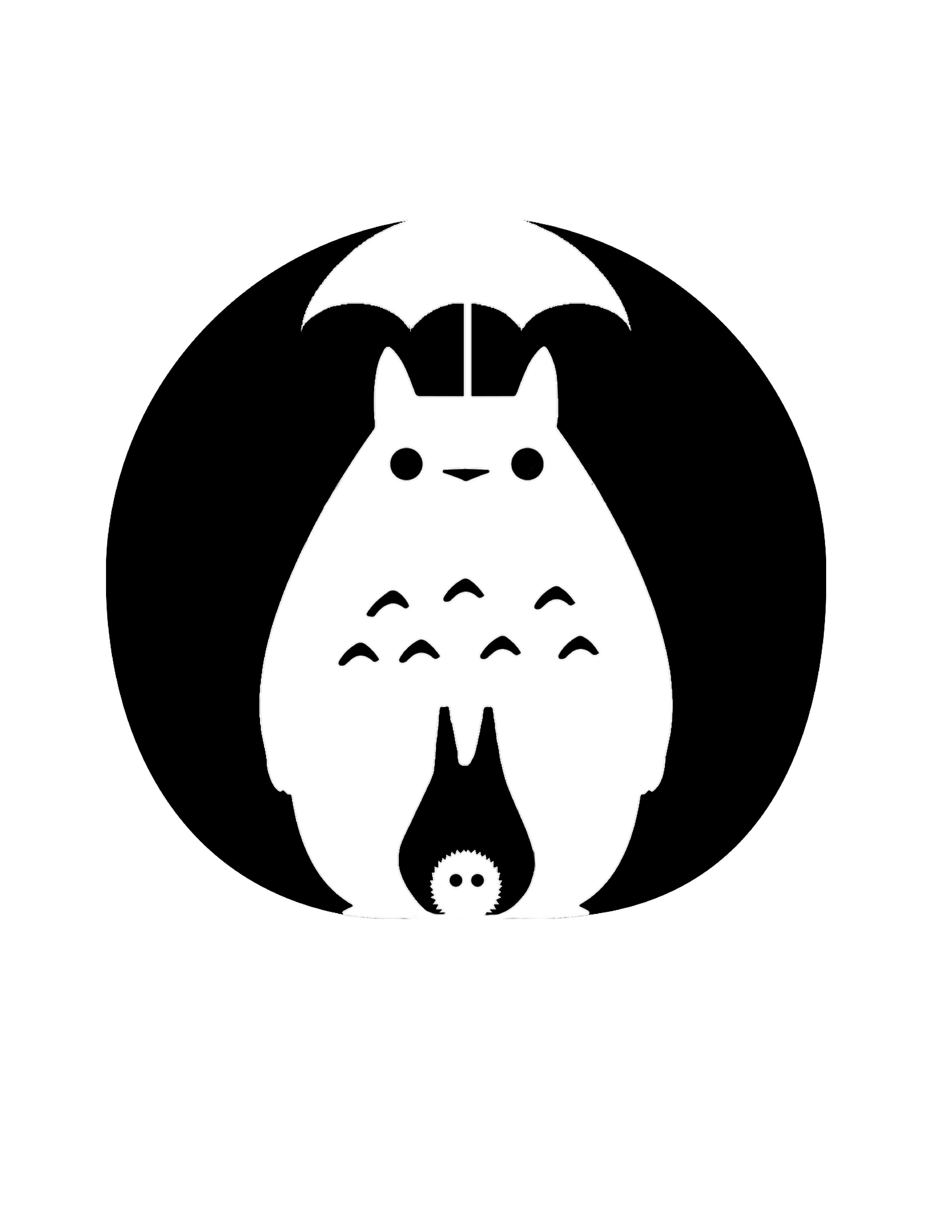 My neighbor totoro free pumpkin stencil