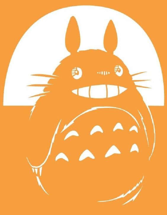 Totoro stencil by volkeverglory on deviantart halloween pumpkins carvings halloween pumpkin carving stencils pumpkin carvings stencils