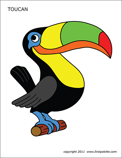 Toucan free printable templates coloring pages firstpalette coloring pages toucans toucan craft