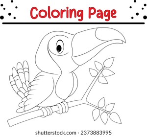 Toucan coloring page images stock photos d objects vectors