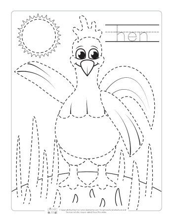 Farm animals tracing coloring pages farm animal coloring pages farm animals activities farm animals preschool
