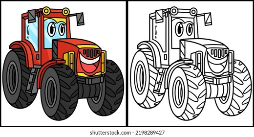 Tractor coloring images stock photos d objects vectors