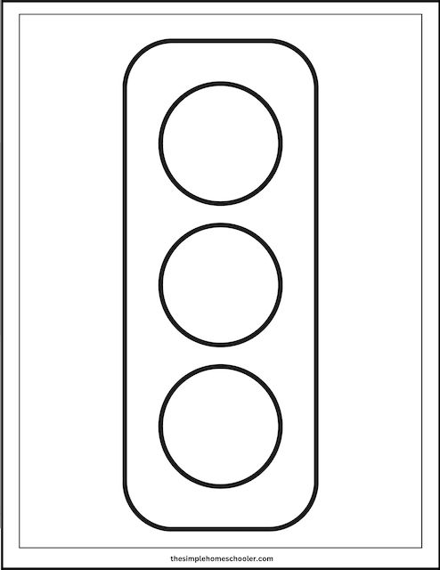 Terrific traffic light coloring pages free easy print