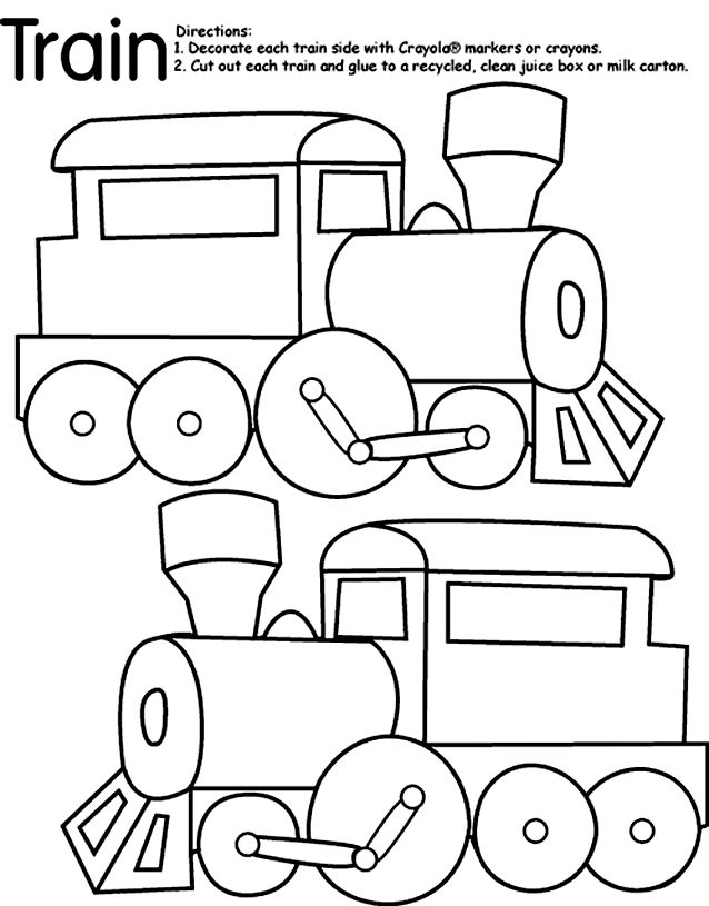 Train on crayola train coloring pages free coloring pages coloring pages