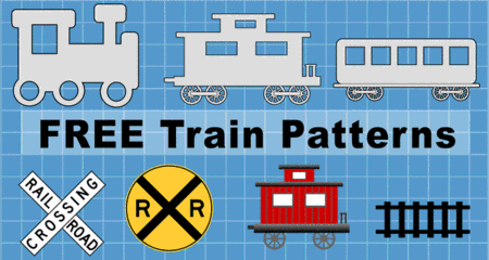 Train cars and lootives clip art patterns and templates â diy projects patterns monograms designs templates