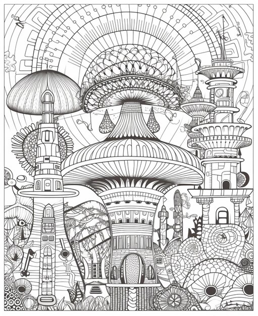 Page train coloring book large print images