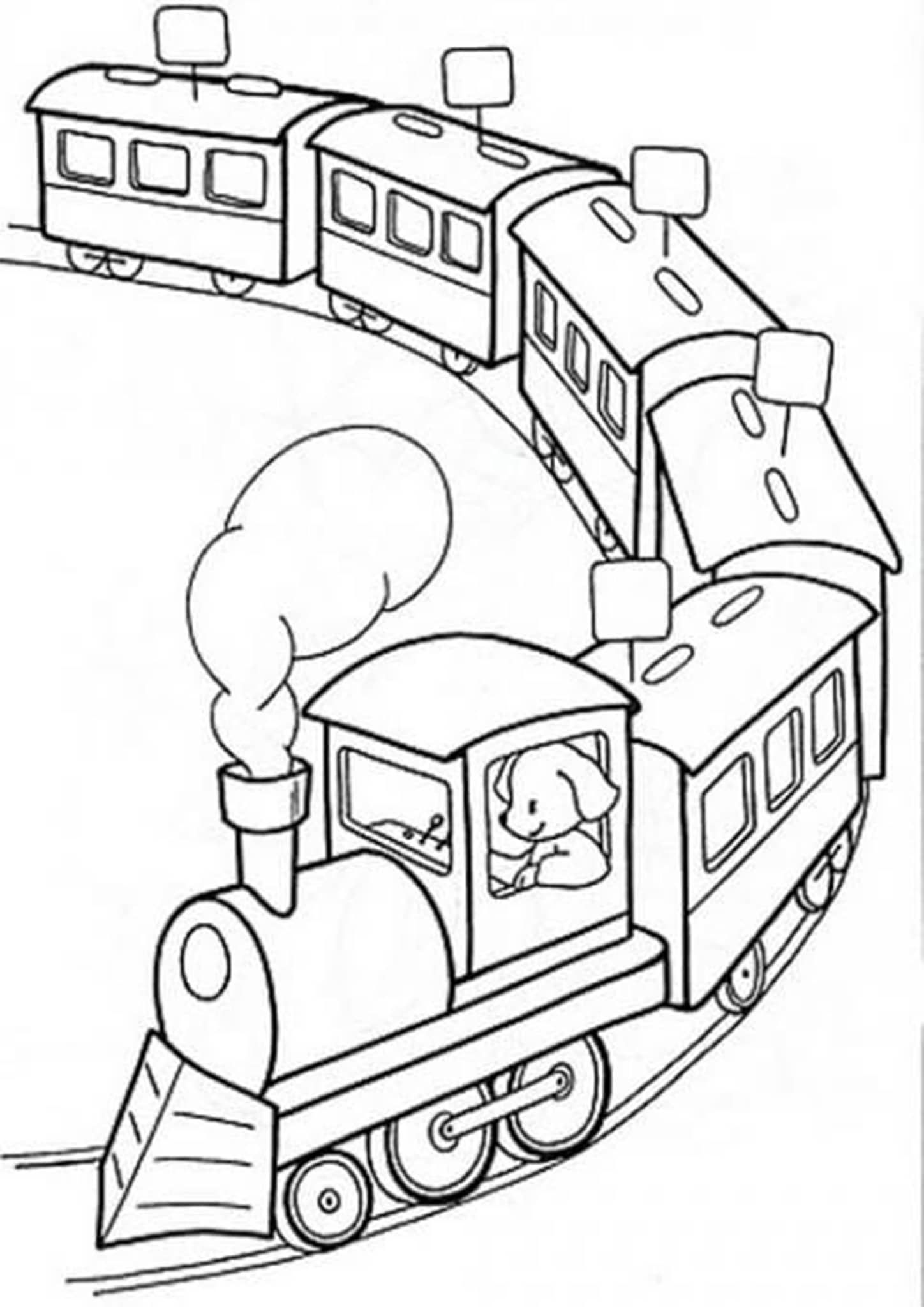 Free easy to print train coloring pages boyama kitabä yazdärälabilir renkli sayfalar boyama kitaplarä