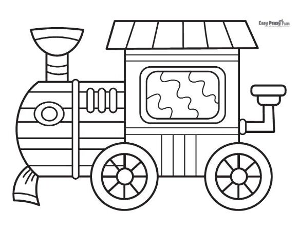 Printable train coloring pages â sheets to color