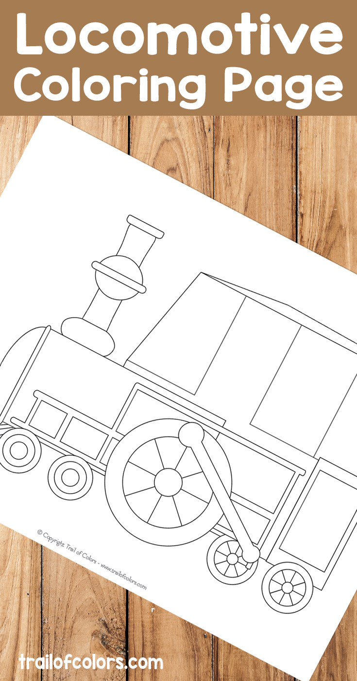 Free printable lootive coloring page