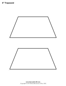 Trapezoid templates â tims printables templates printable free paper pieced quilt patterns shape templates