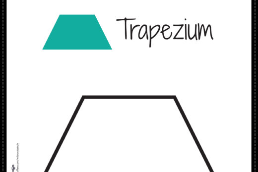 Triangle coloring page