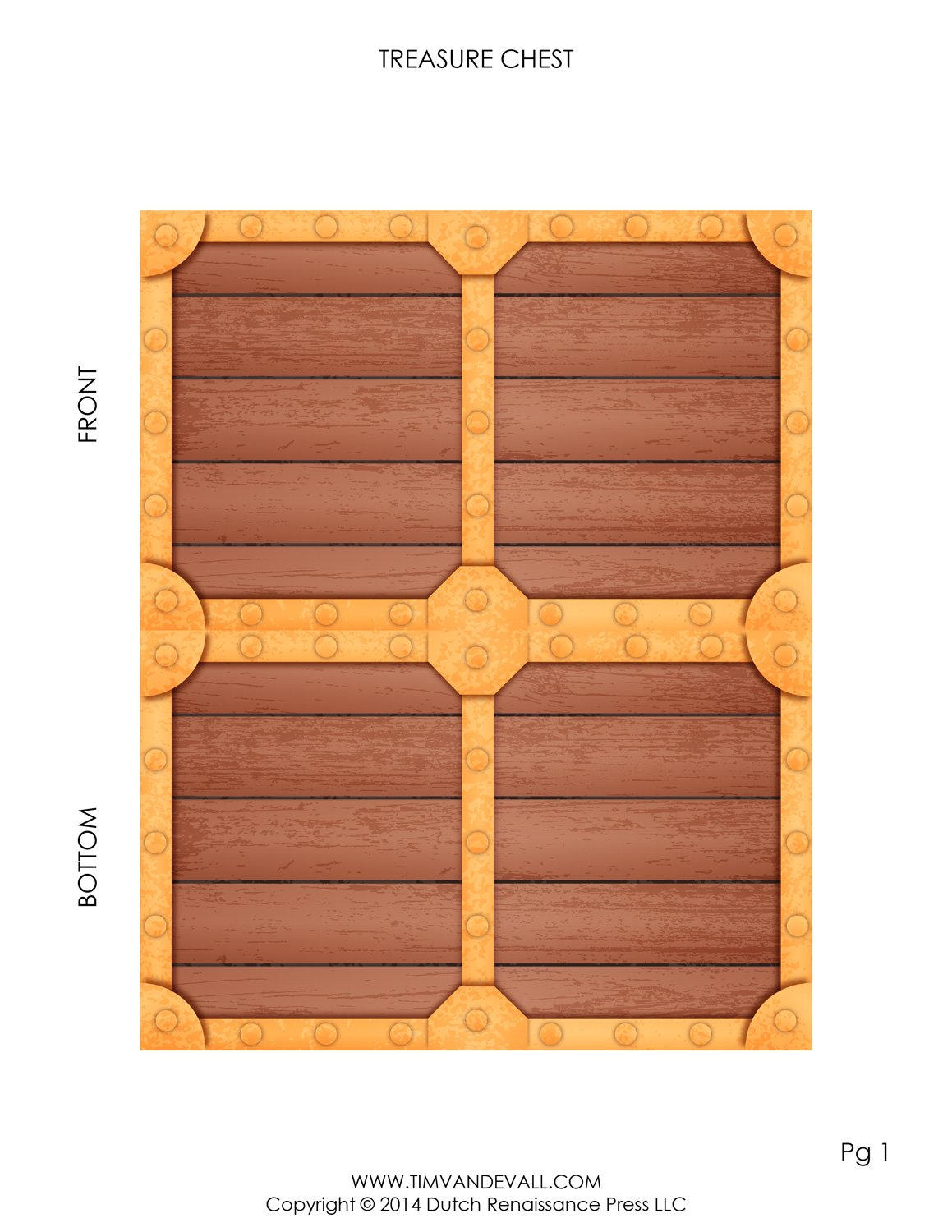 Pirate treasure chest template make your own paper treasure chest â tims printables