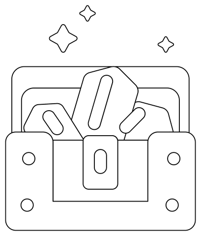 Treasure chest coloring page free printable coloring pages