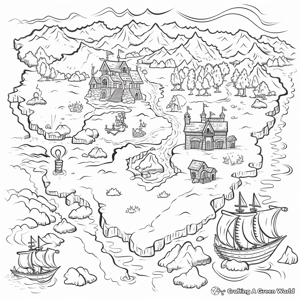 Pirate coloring pages