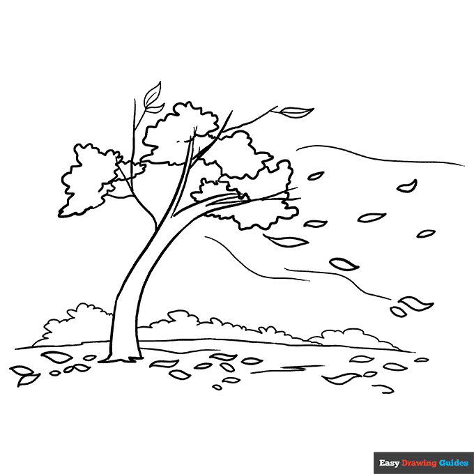 Free printable tree coloring pages for kids