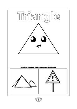 Printable shapes coloring pages worksheets for classroom use pages